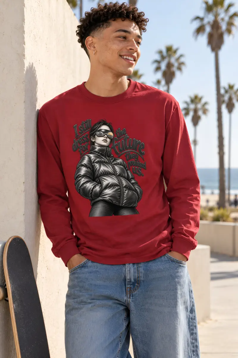 "I Still Dress for the Future" Unisex Longsleeve T-shirt