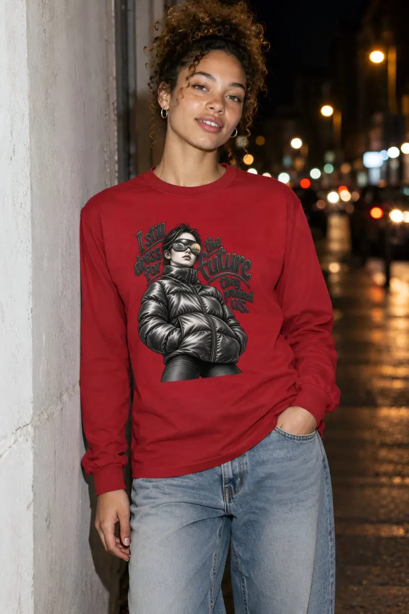 "I Still Dress for the Future" Unisex Longsleeve T-shirt