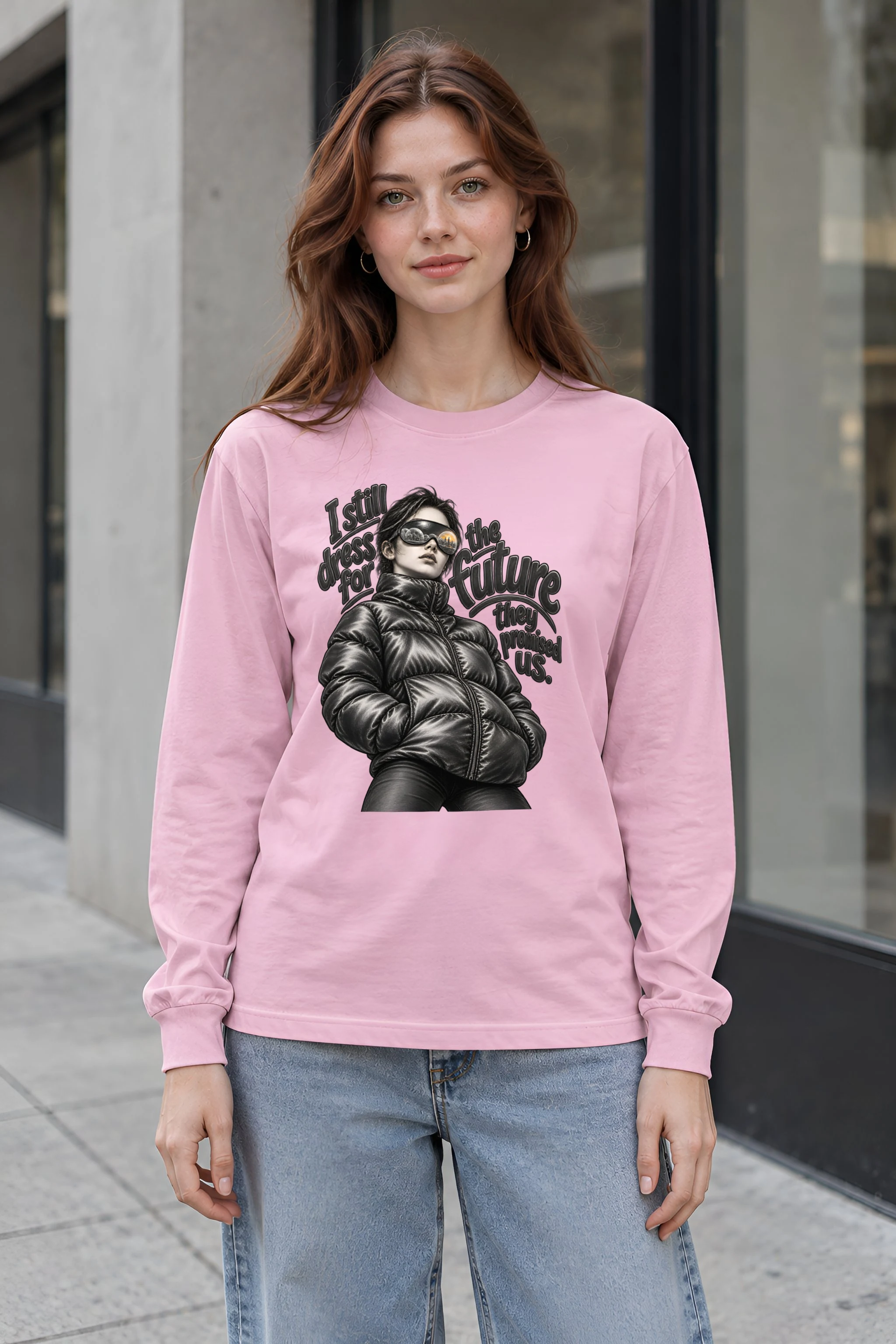 "I Still Dress for the Future" Unisex Longsleeve T-shirt