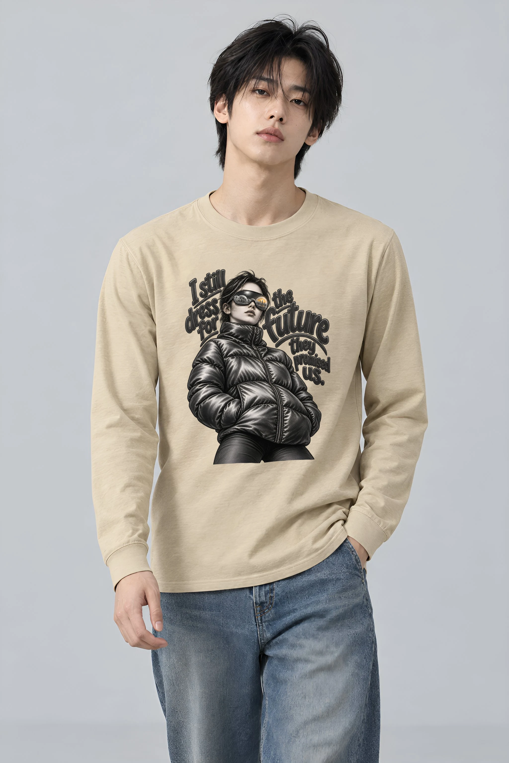 "I Still Dress for the Future" Unisex Longsleeve T-shirt