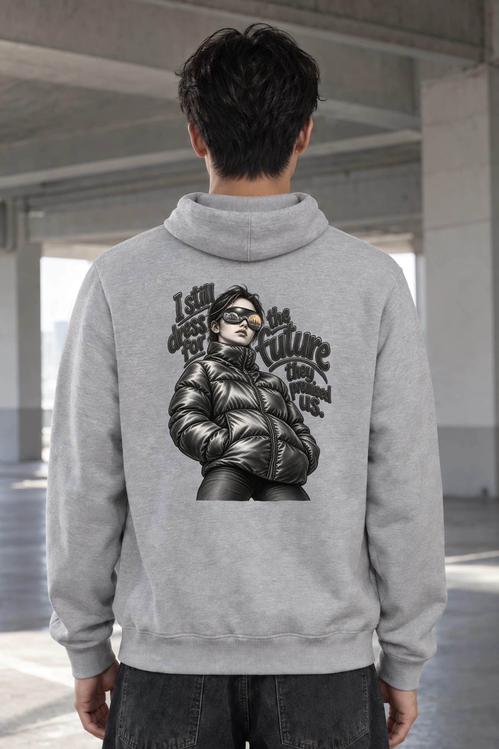 "I Still Dress For The Future" Unisex Pullover Hoodie