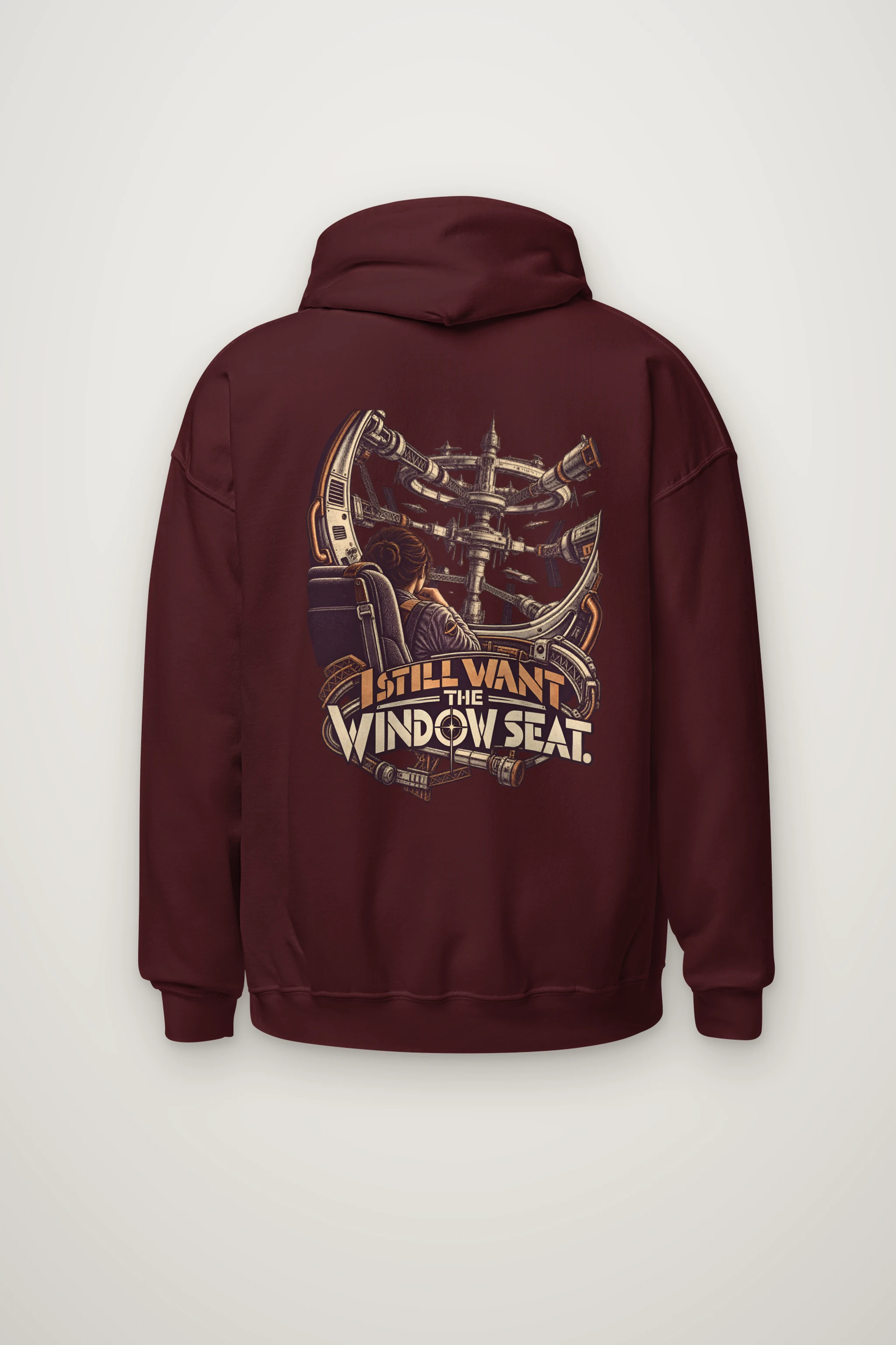 "I Still Want the Window Seat" Heavy Blend Unisex Pullover Hoodie