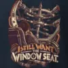 "I Still Want the Window Seat" Heavyweight Unisex Crewneck T-shirt