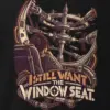 "I Still Want the Window Seat" Men's Oversized Heavyweight Crewneck T-Shirt