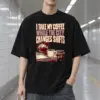 "I Take My Coffee While the City Changes Shifts" Men's Oversized Heavyweight Crewneck T-Shirt