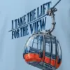 "I Take the Lift for the View" Heavy Blend Unisex Crewneck Sweatshirt