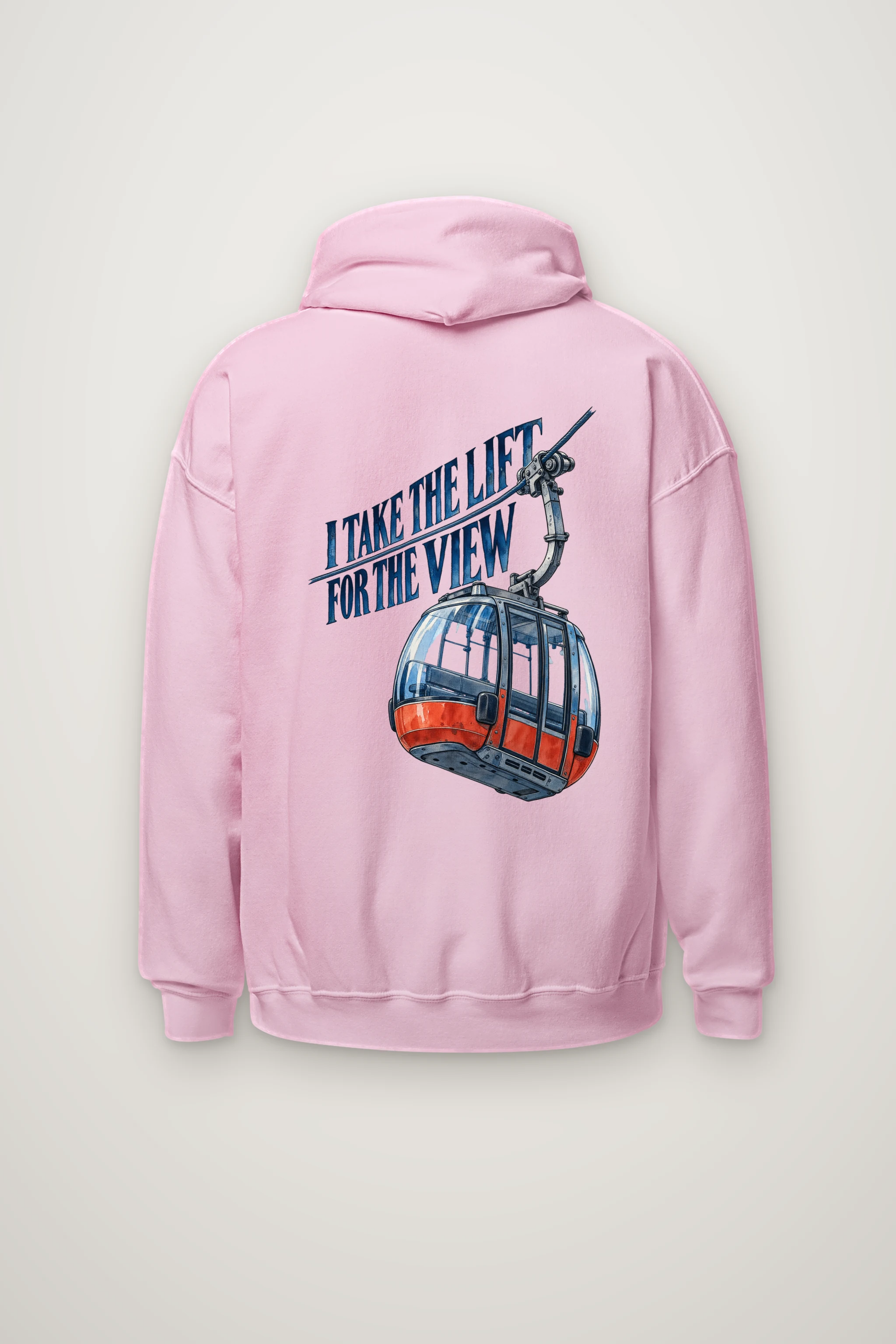 "I Take the Lift for the View" Heavy Blend Unisex Pullover Hoodie