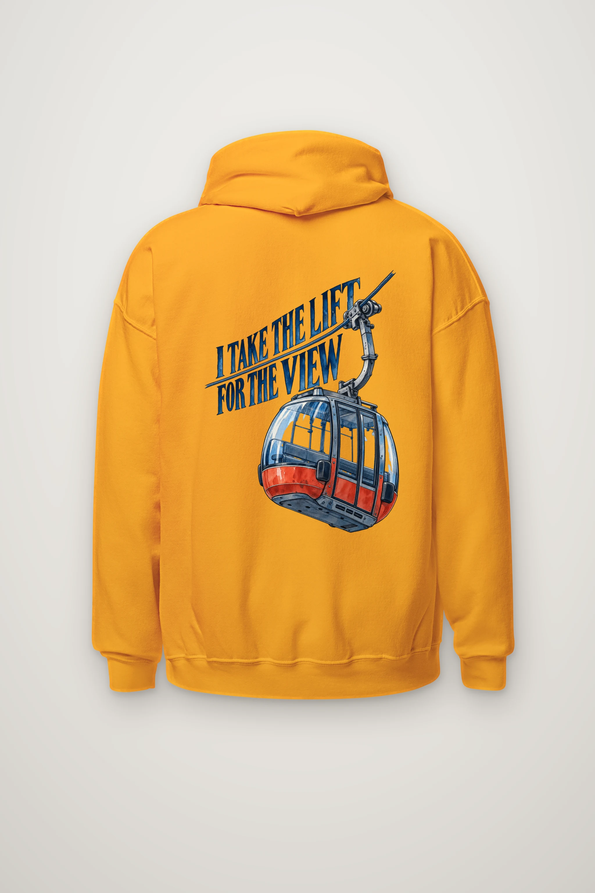 "I Take the Lift for the View" Heavy Blend Unisex Pullover Hoodie