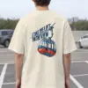"I Take the Lift for the View" Men's Oversized Heavyweight Crewneck T-Shirt