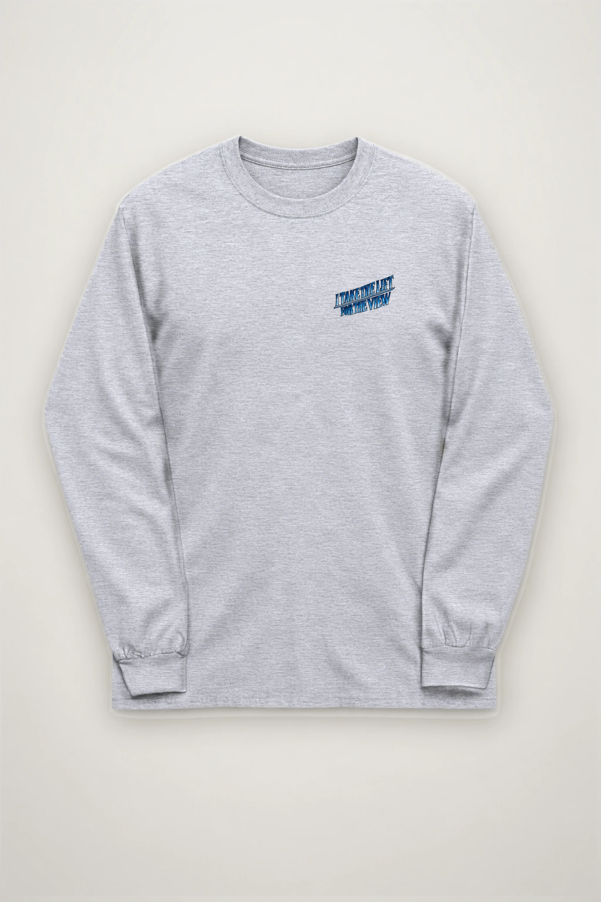 "I Take the Lift for the View" Unisex Longsleeve T-shirt
