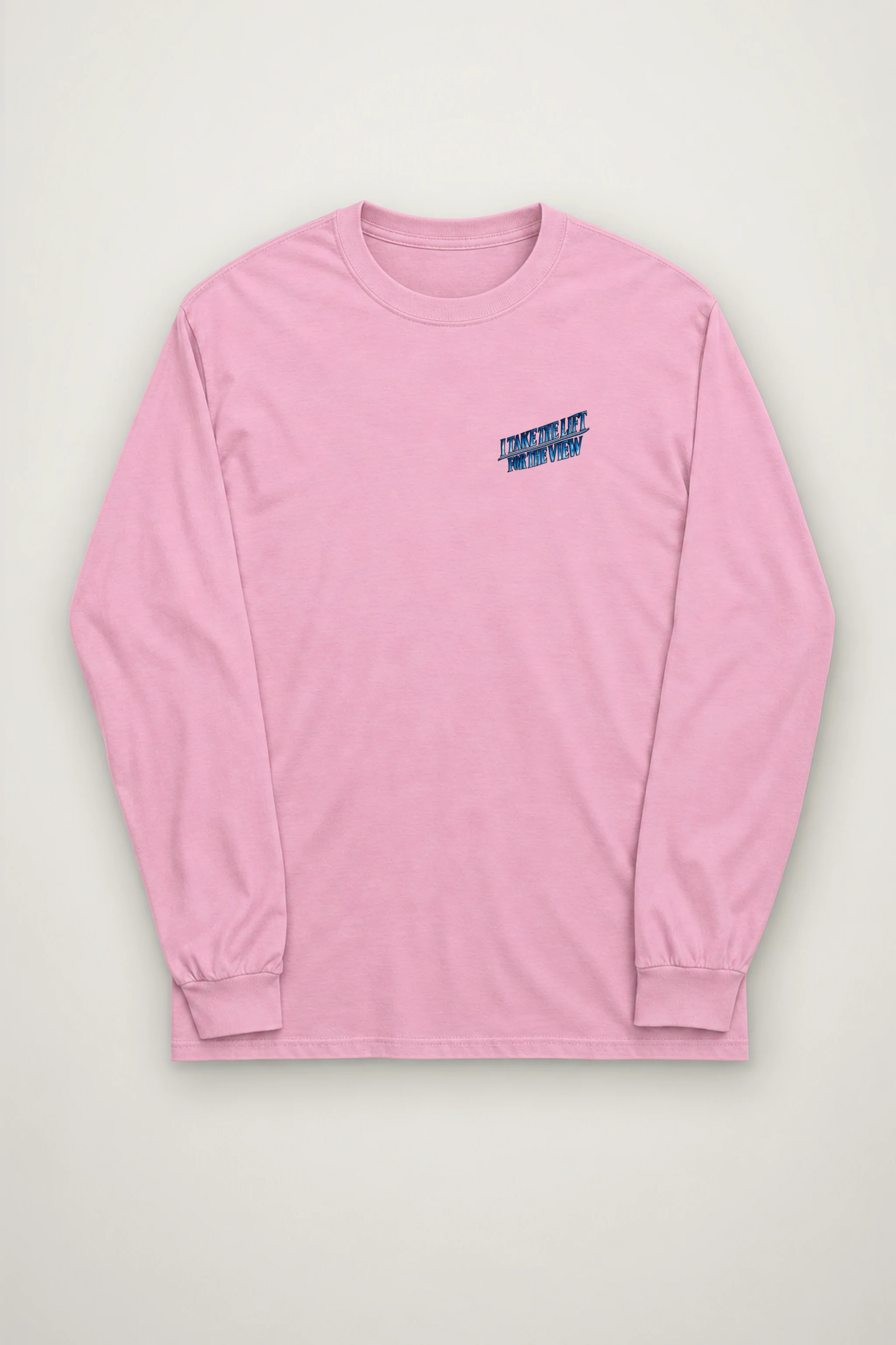 "I Take the Lift for the View" Unisex Longsleeve T-shirt