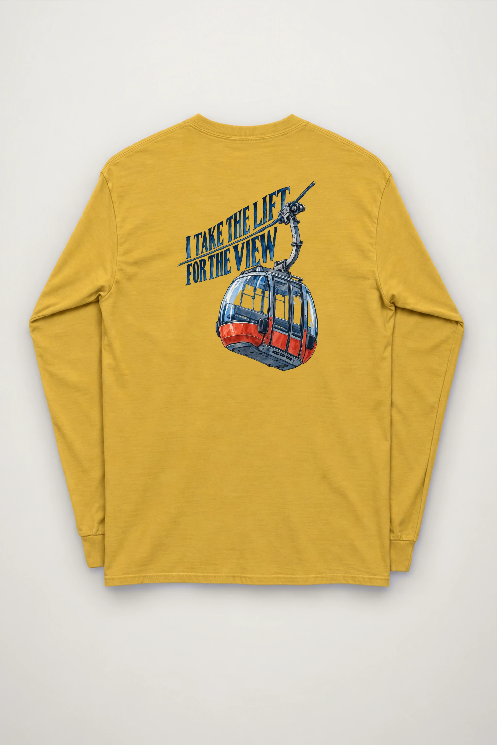 "I Take the Lift for the View" Unisex Longsleeve T-shirt