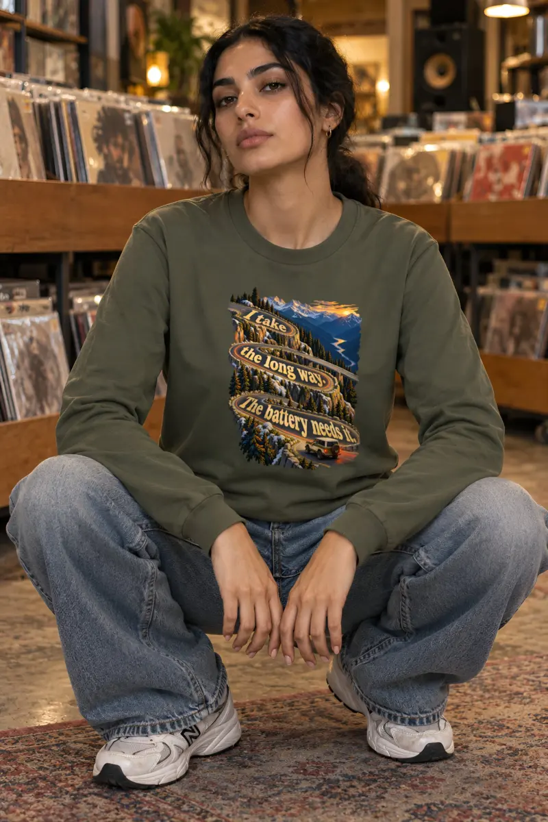 "I Take The Long Way" Unisex Longsleeve T-shirt