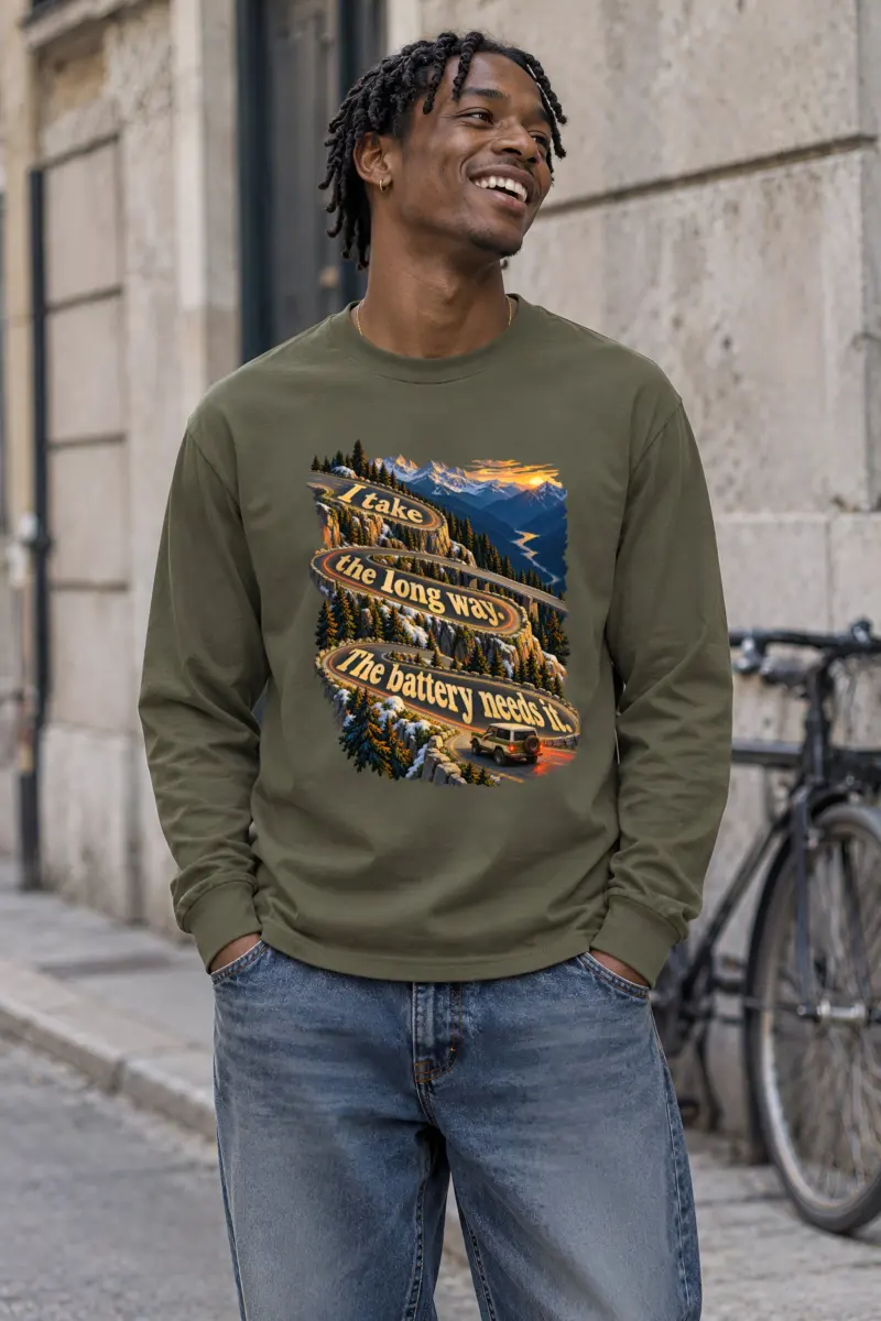 "I Take The Long Way" Unisex Longsleeve T-shirt