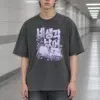"I Thought of You" Men's Oversized Heavyweight Crewneck T-Shirt