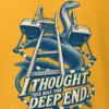 "I Thought This Was The Deep End" Heavyweight Unisex Crewneck T-shirt