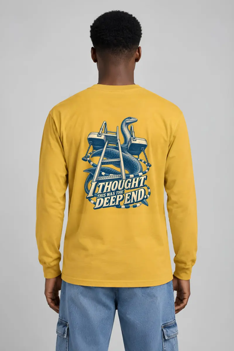 “I Thought This Was the Deep End” Unisex Longsleeve T-shirt