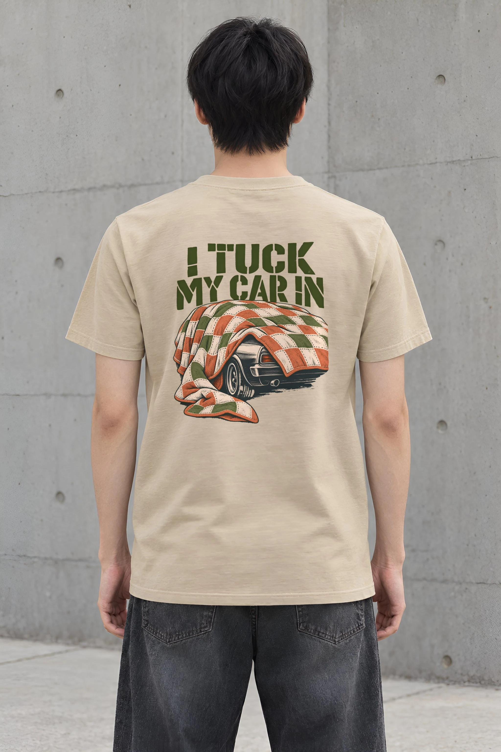 "I Tuck My Car In" Heavyweight Unisex Crewneck T-shirt