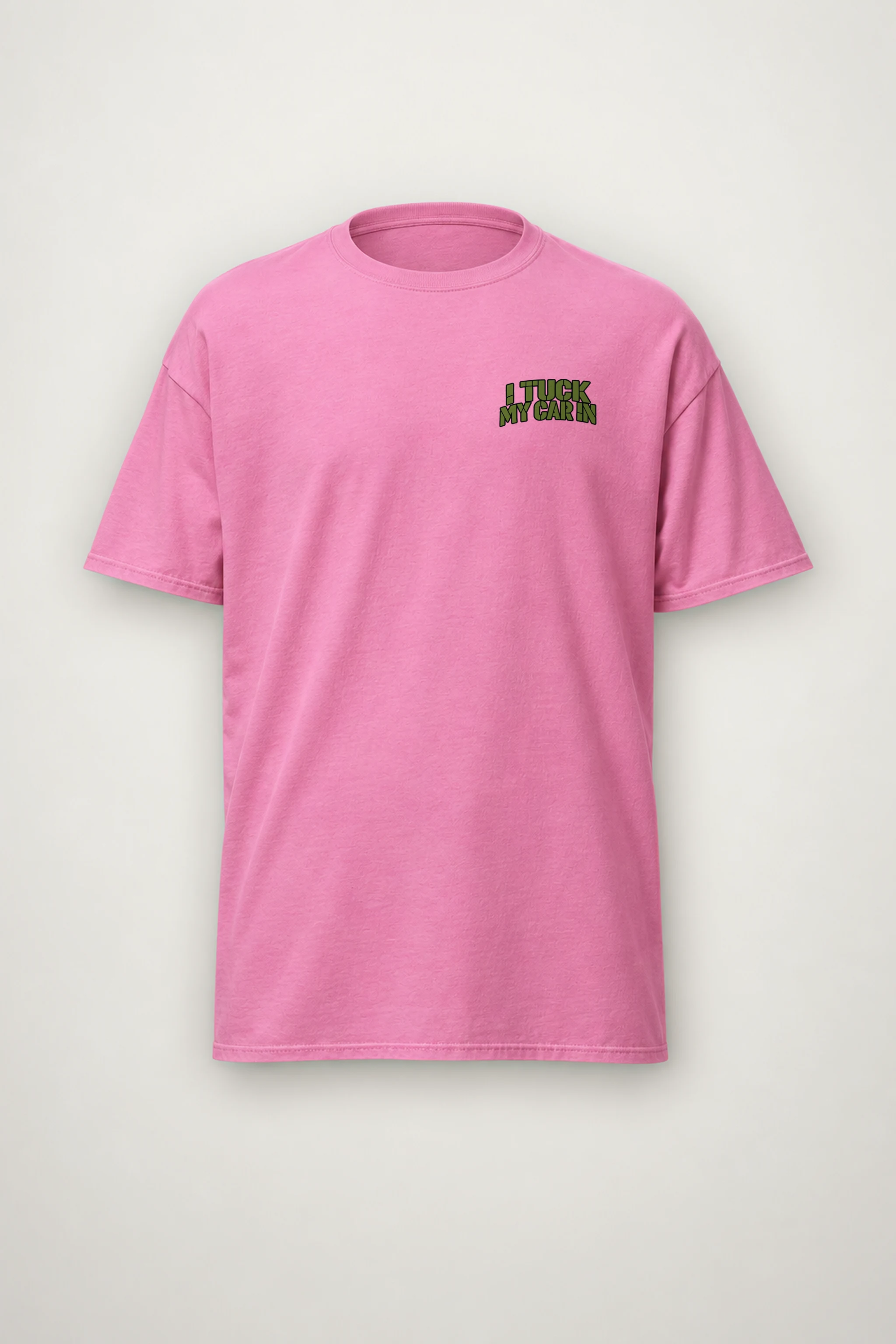 "I Tuck My Car In" Heavyweight Unisex Crewneck T-shirt