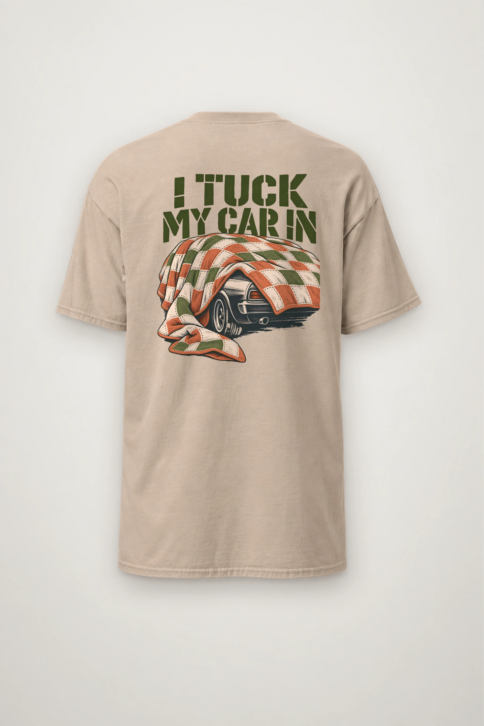 "I Tuck My Car In" Heavyweight Unisex Crewneck T-shirt
