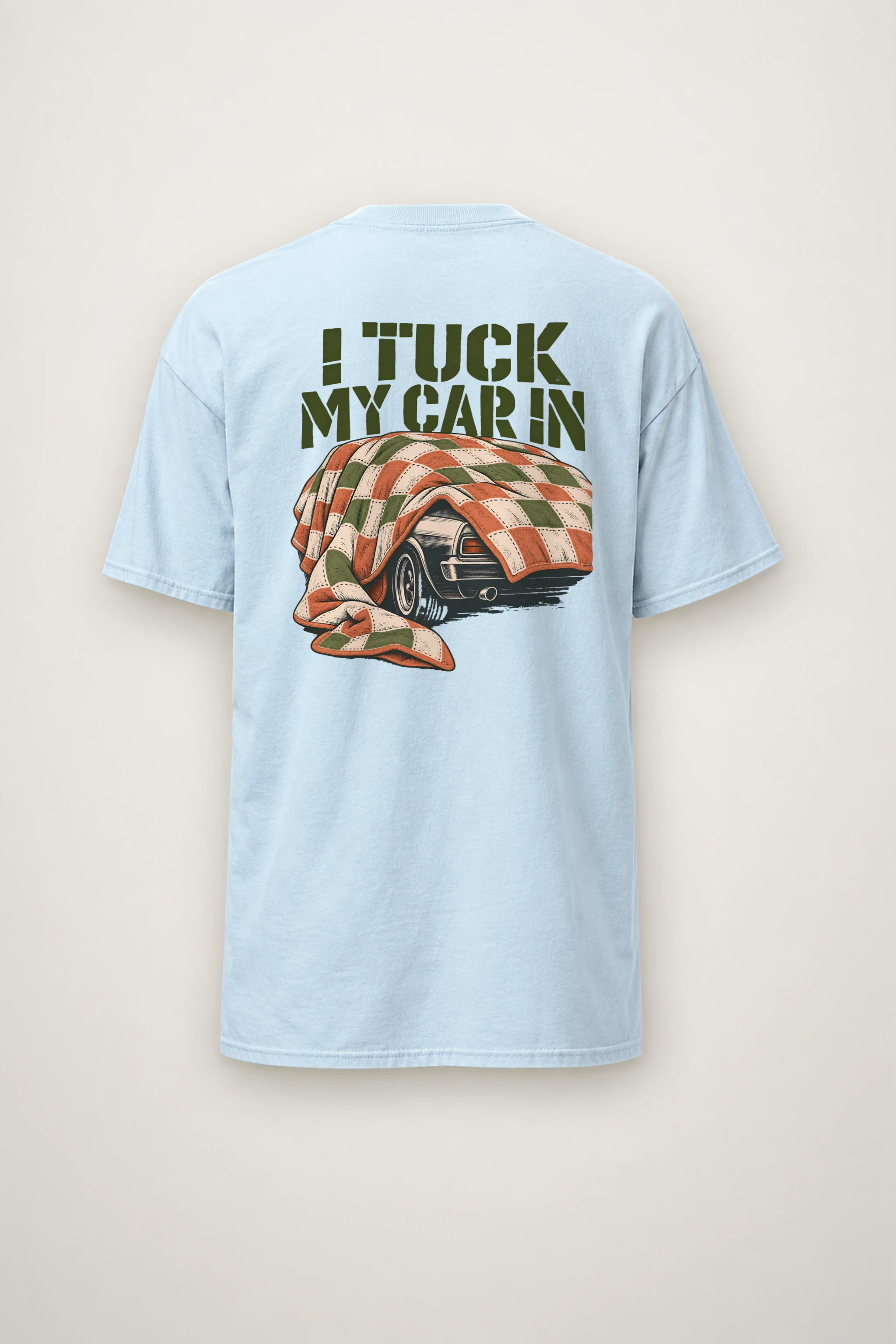 "I Tuck My Car In" Heavyweight Unisex Crewneck T-shirt