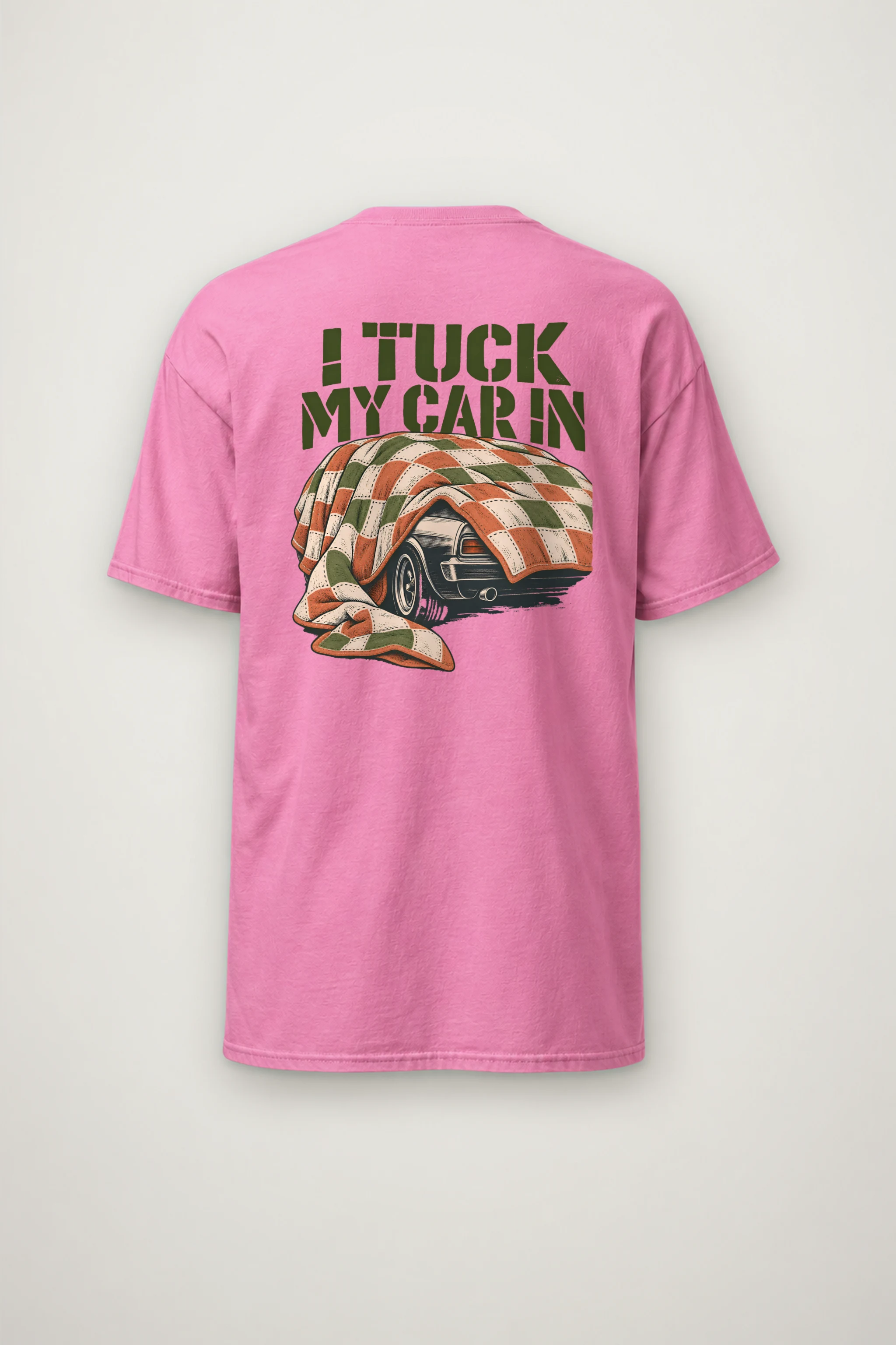 "I Tuck My Car In" Heavyweight Unisex Crewneck T-shirt