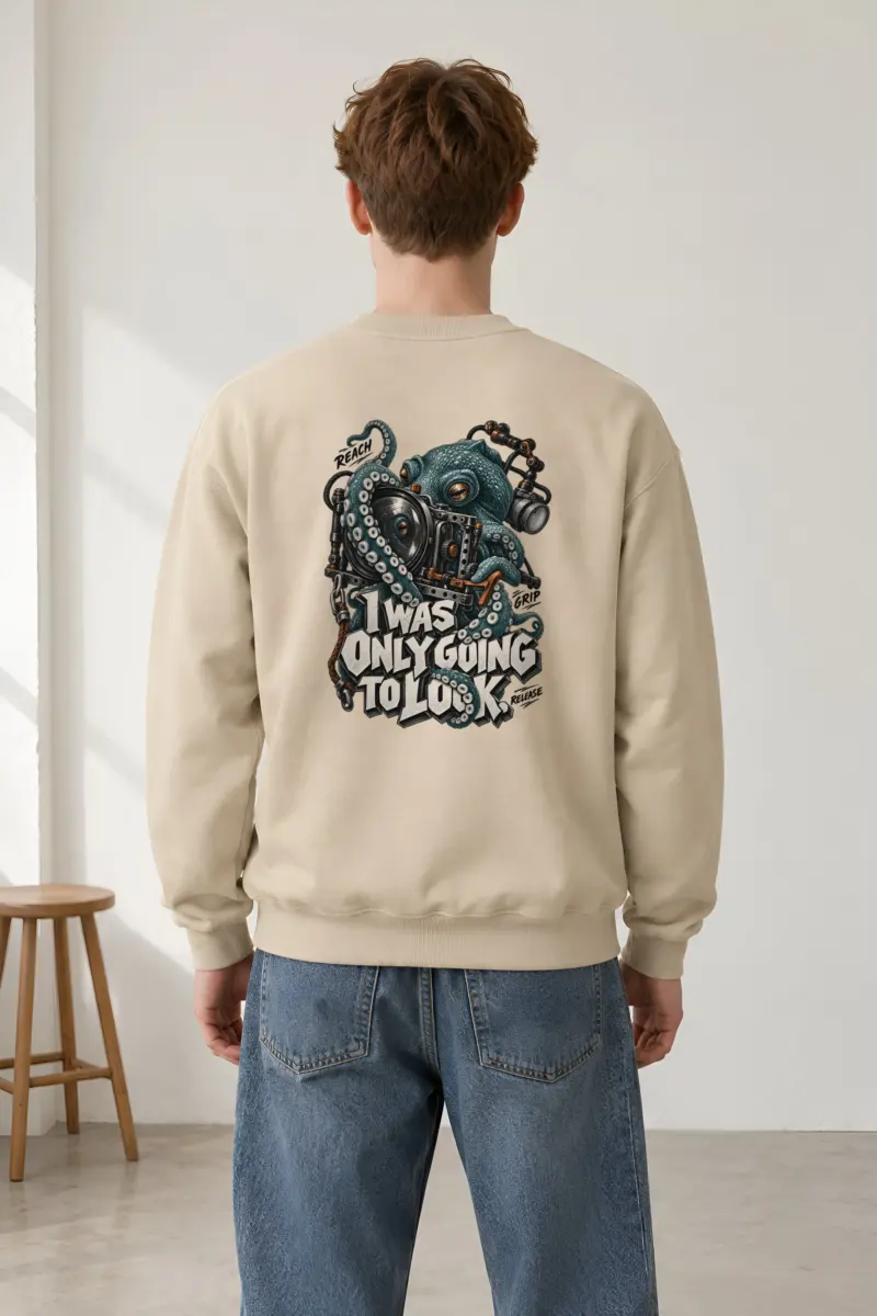 "I Was Only Going to Look" Heavy Blend Unisex Crewneck Sweatshirt