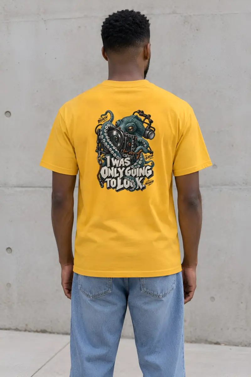 "I Was Only Going to Look" Heavyweight Unisex Crewneck T-shirt