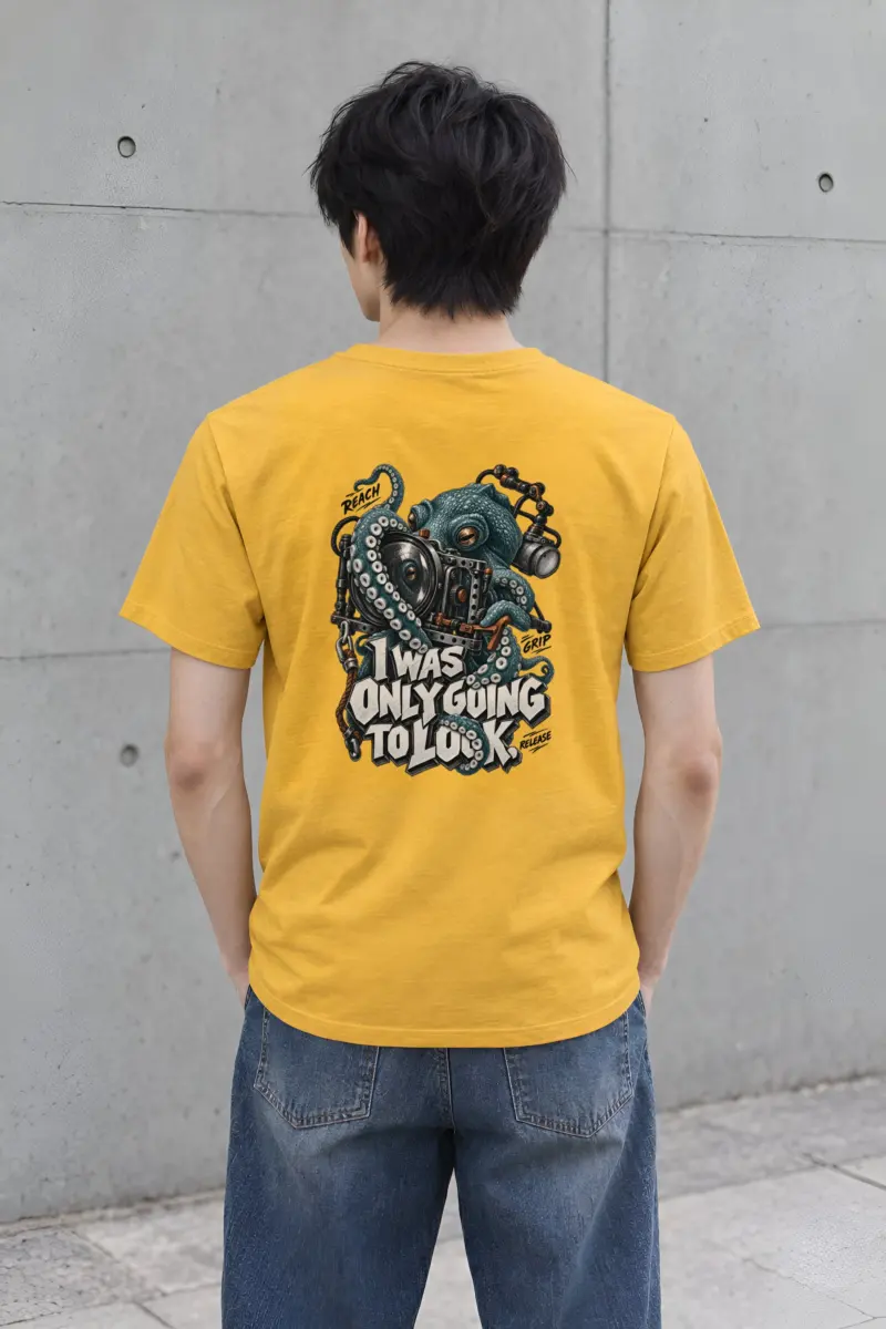 “I Was Only Going to Look” Heavyweight Unisex Crewneck T-shirt