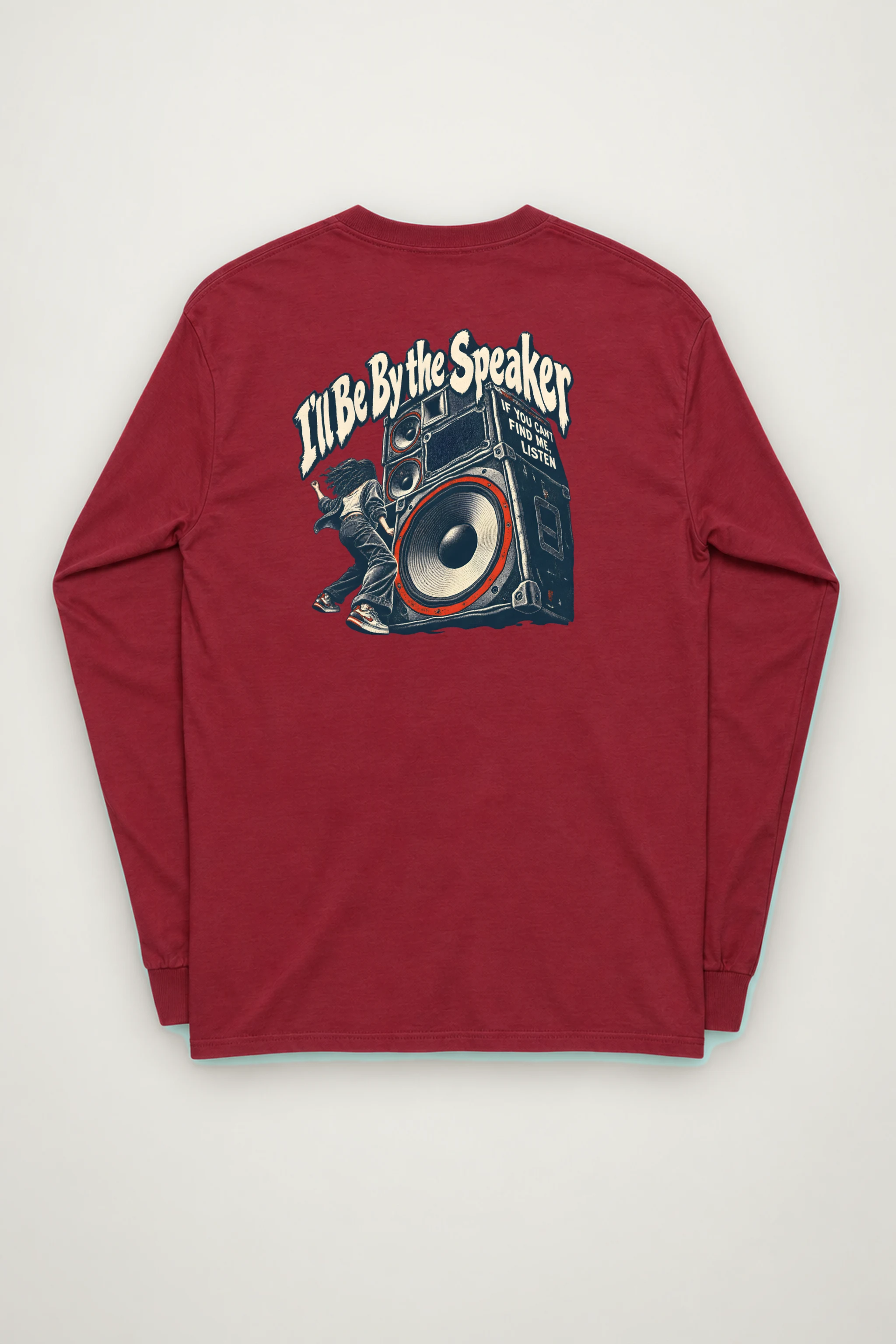 "I'll Be By the Speaker" Unisex Longsleeve T-shirt