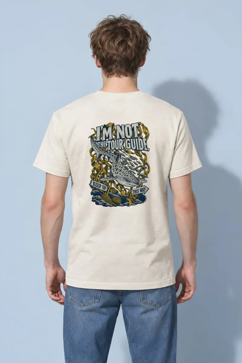 “I’m Not the Tour Guide” Heavyweight Unisex Crewneck T-shirt