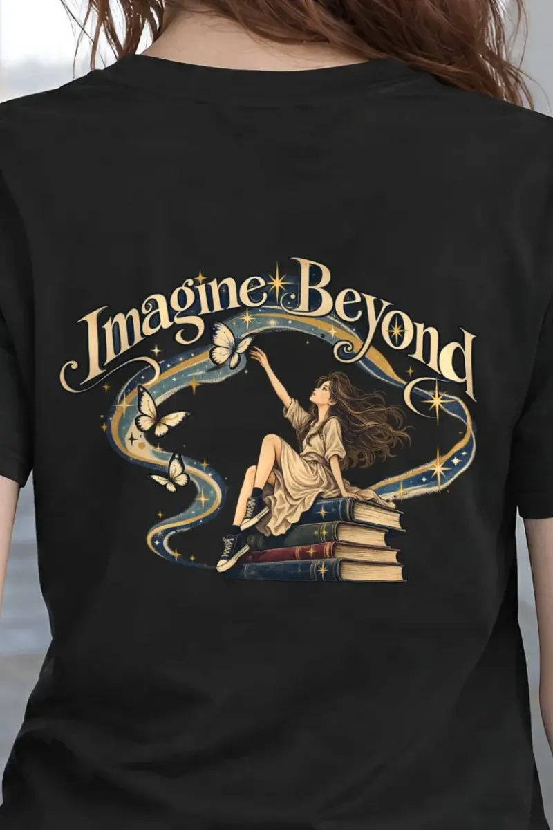 "Imagine Beyond" Heavyweight Unisex Crewneck T-shirt