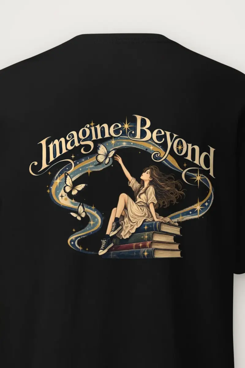 "Imagine Beyond" Heavyweight Unisex Crewneck T-shirt