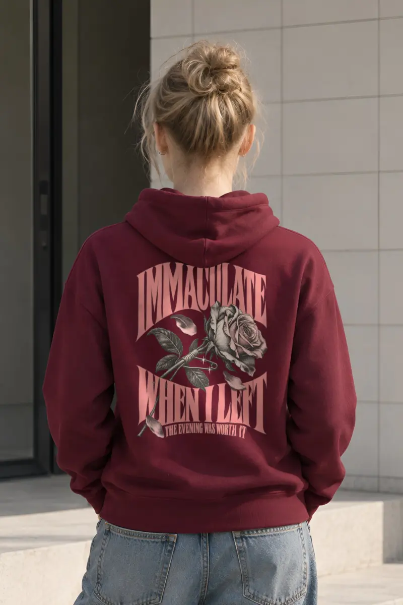 "Immaculate When I Left" Heavy Blend Unisex Pullover Hoodie