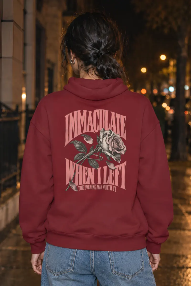"Immaculate When I Left" Heavy Blend Unisex Pullover Hoodie
