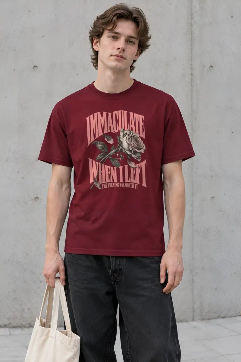 "Immaculate When I Left" Heavyweight Unisex Crewneck T-shirt