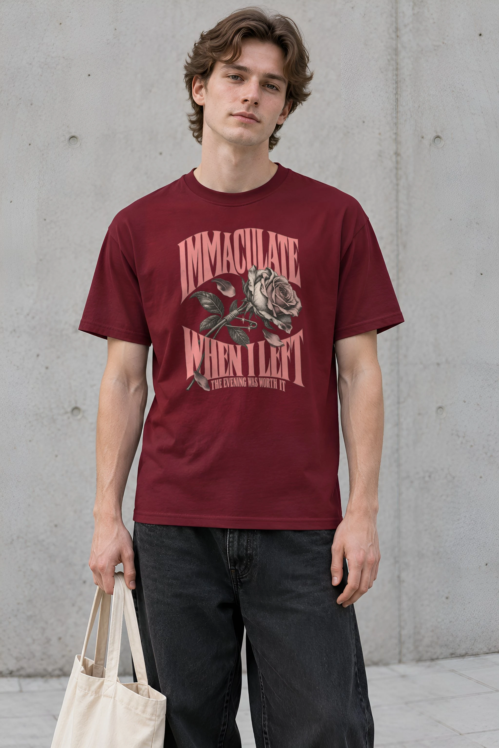 "Immaculate When I Left" Heavyweight Unisex Crewneck T-shirt