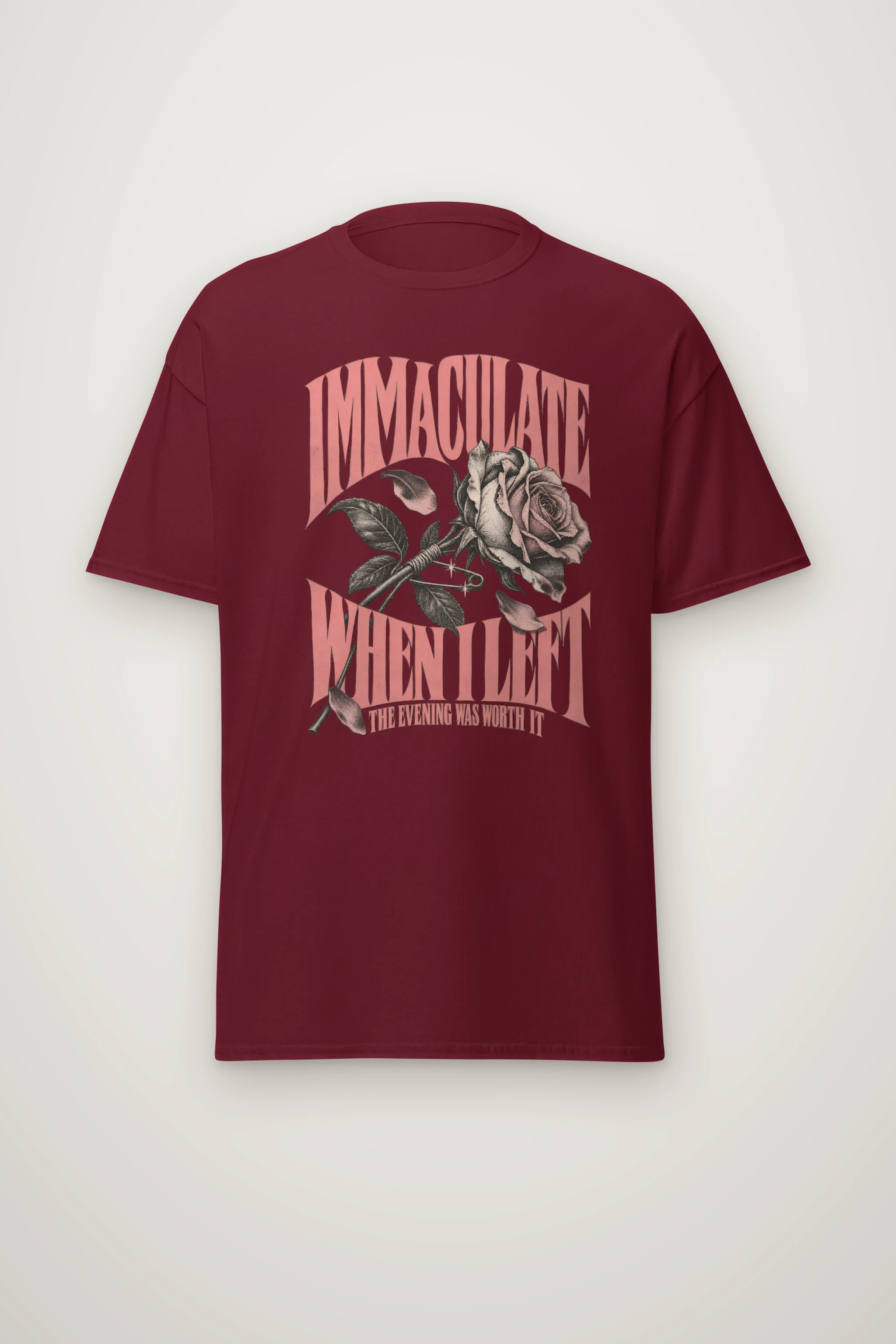"Immaculate When I Left" Heavyweight Unisex Crewneck T-shirt