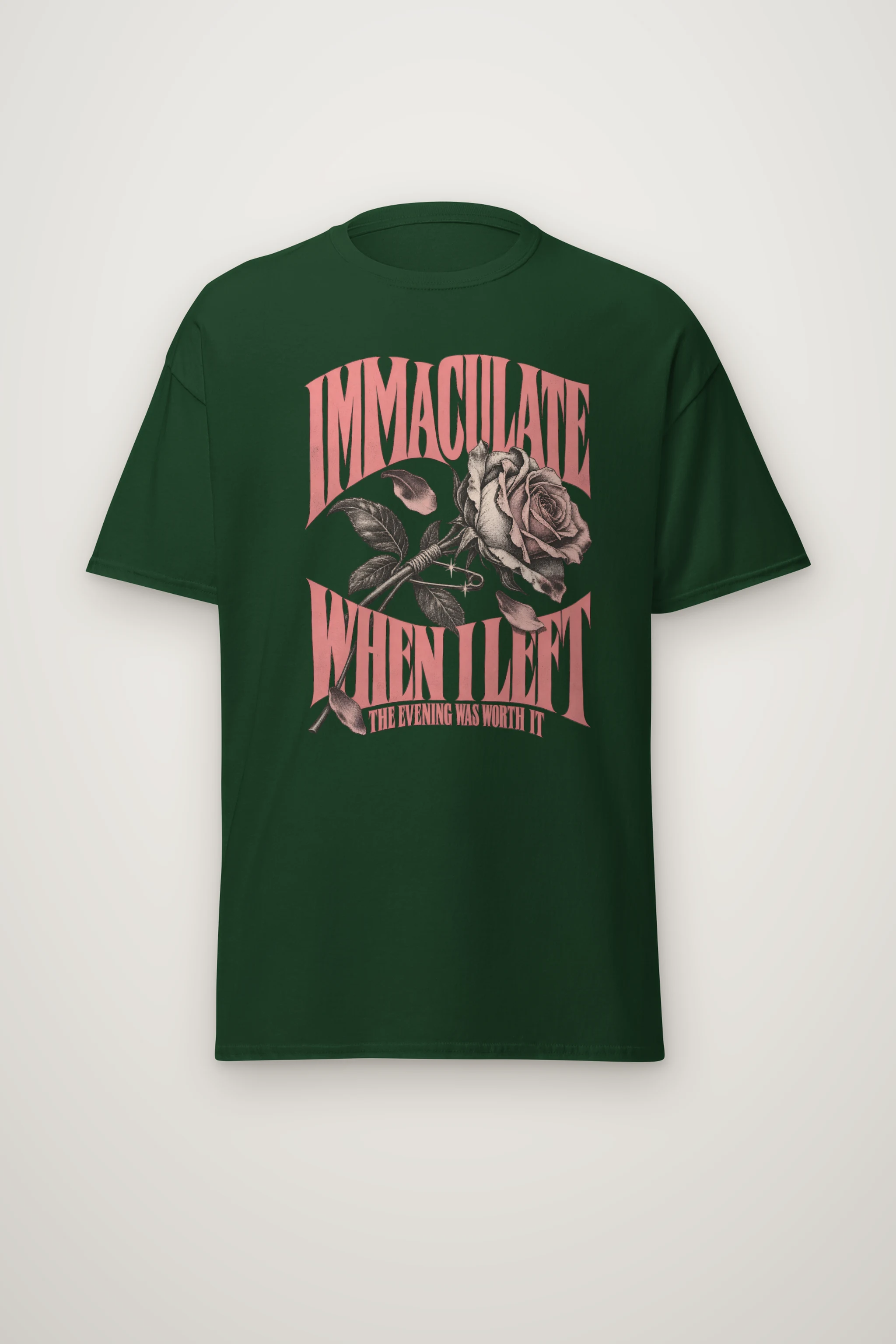 "Immaculate When I Left" Heavyweight Unisex Crewneck T-shirt