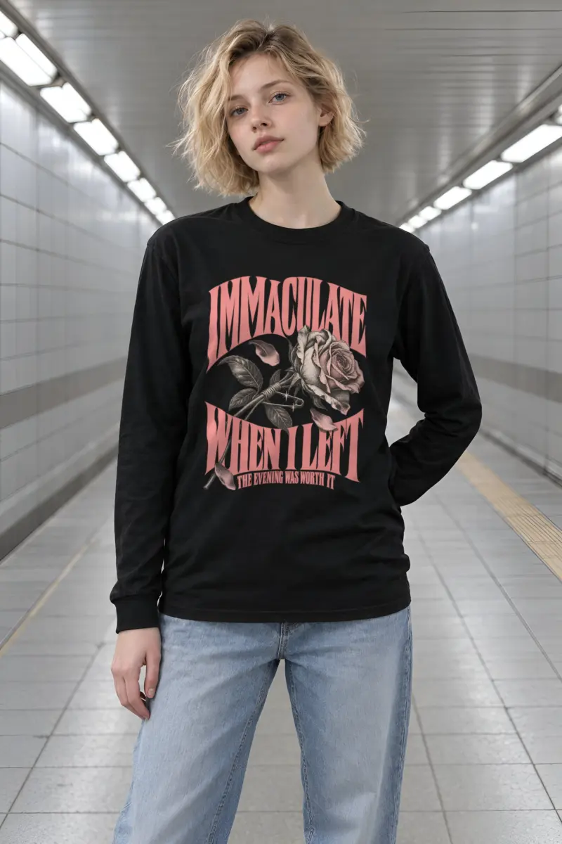 "Immaculate When I Left" Unisex Longsleeve T-shirt