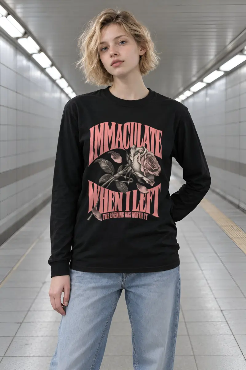 "Immaculate When I Left" Unisex Longsleeve T-shirt