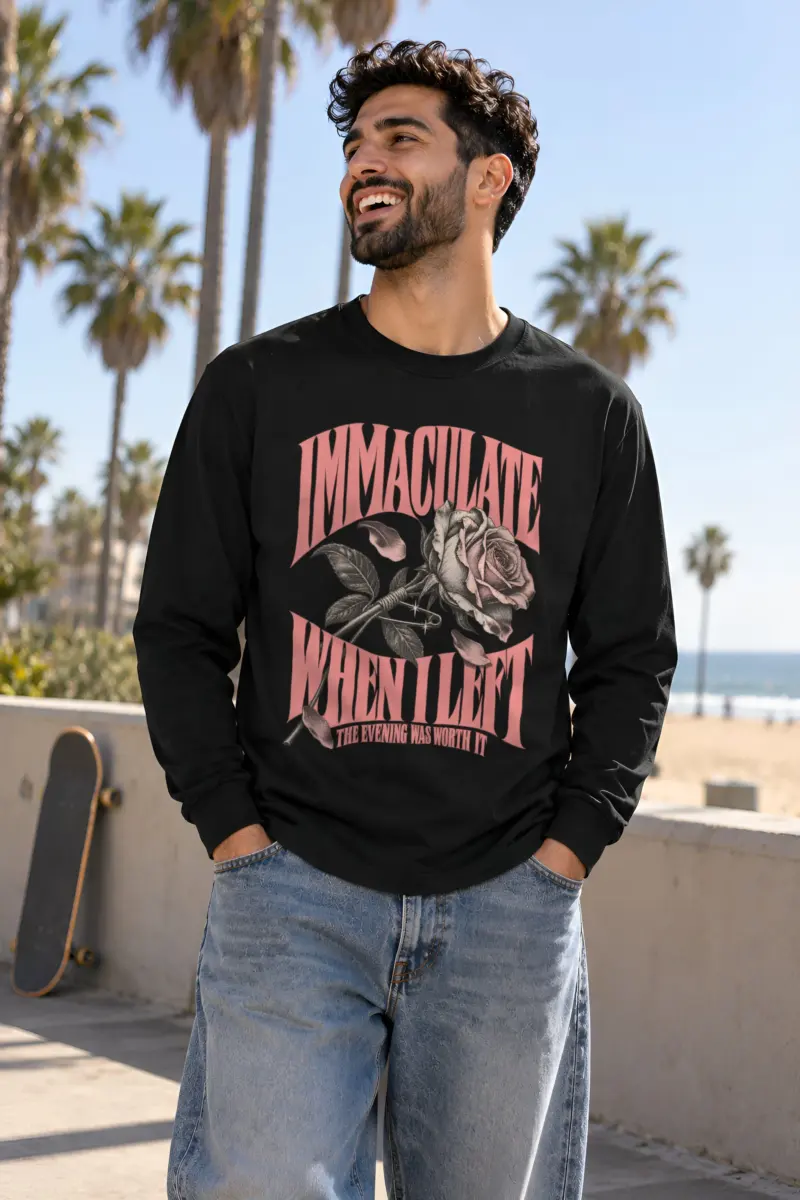 "Immaculate When I Left" Unisex Longsleeve T-shirt