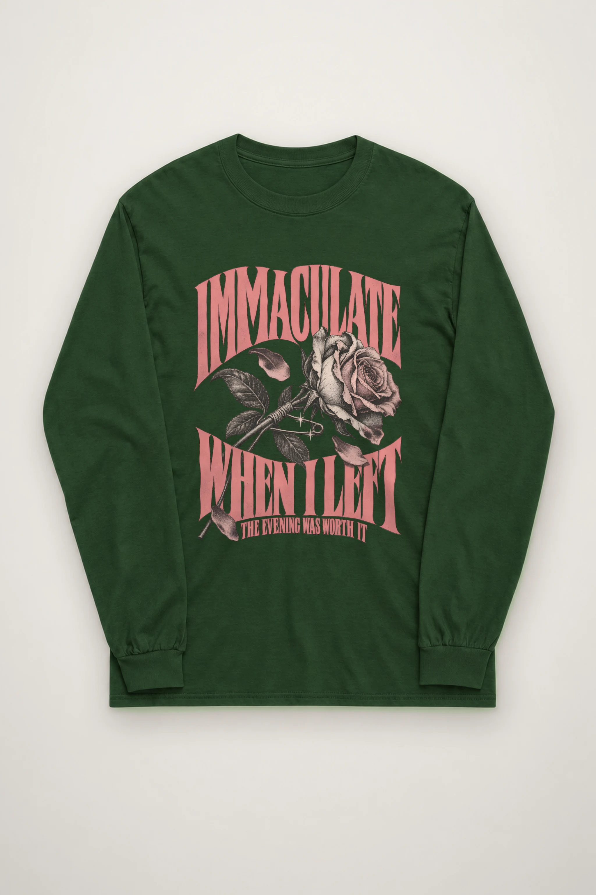 "Immaculate When I Left" Unisex Longsleeve T-shirt