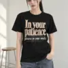 "In Your Patience" Heavyweight Unisex Crewneck T-shirt