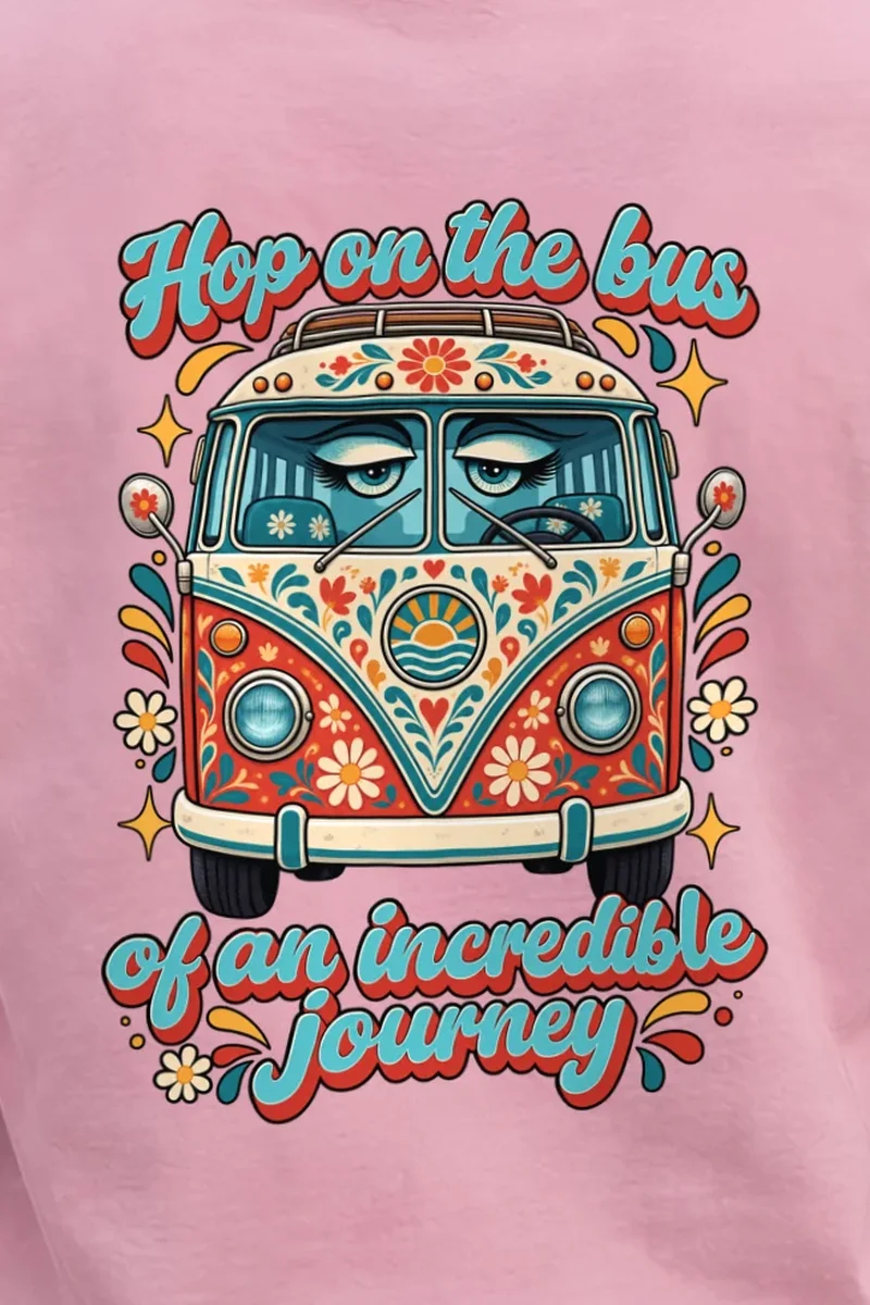 "Incredible Journey" Unisex Longsleeve T-shirt - the graphic up close