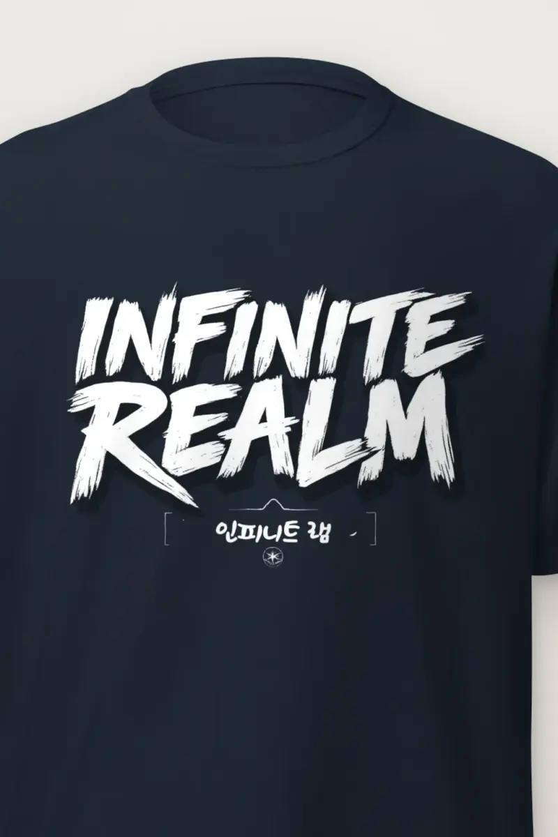 "Infinite Realm" Heavyweight Unisex Crewneck T-shirt