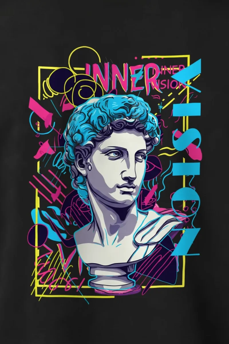 "Inner Vision" 1 Crewneck Sweatshirt - the graphic up close