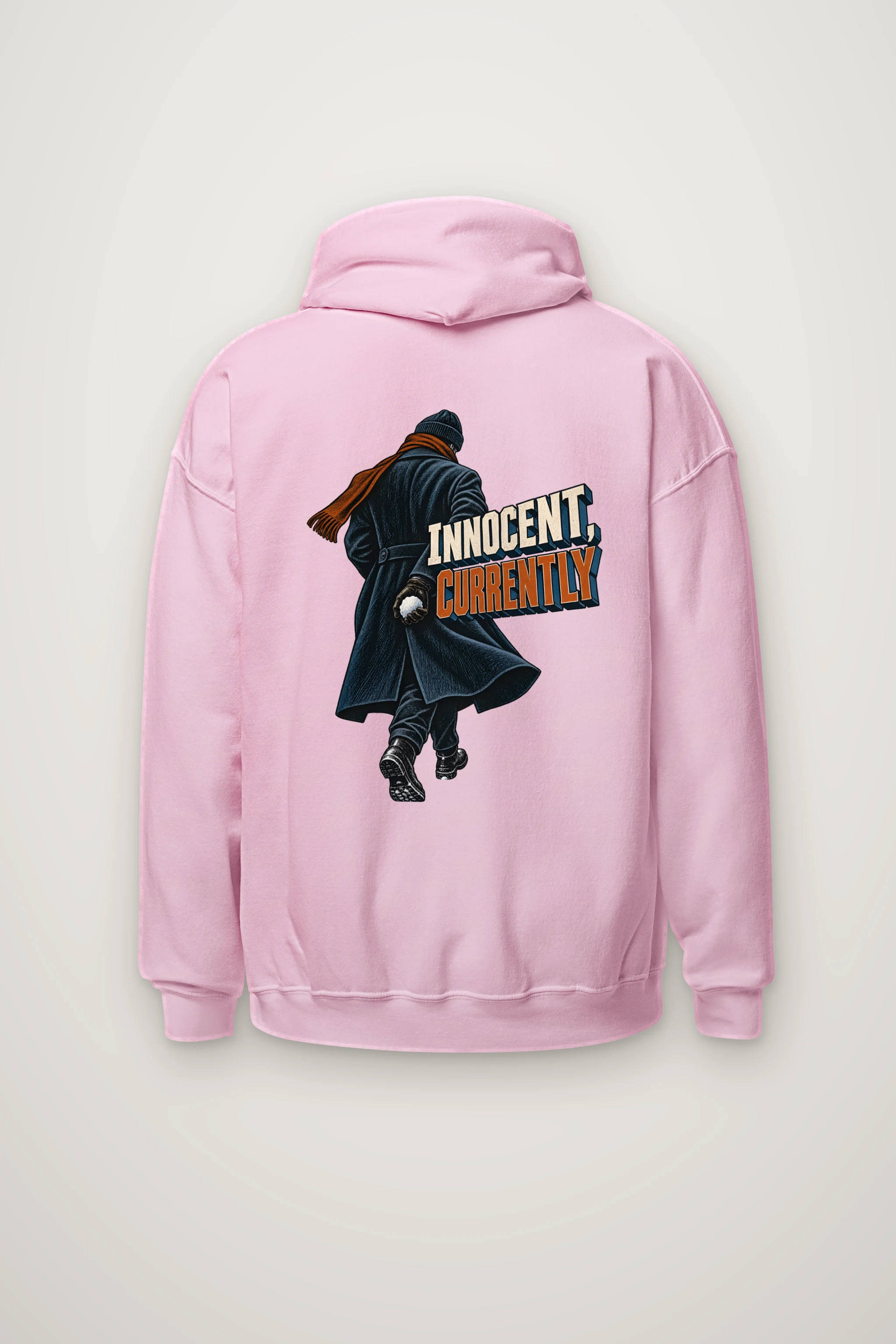 "Innocent, Currently" Heavy Blend Unisex Pullover Hoodie