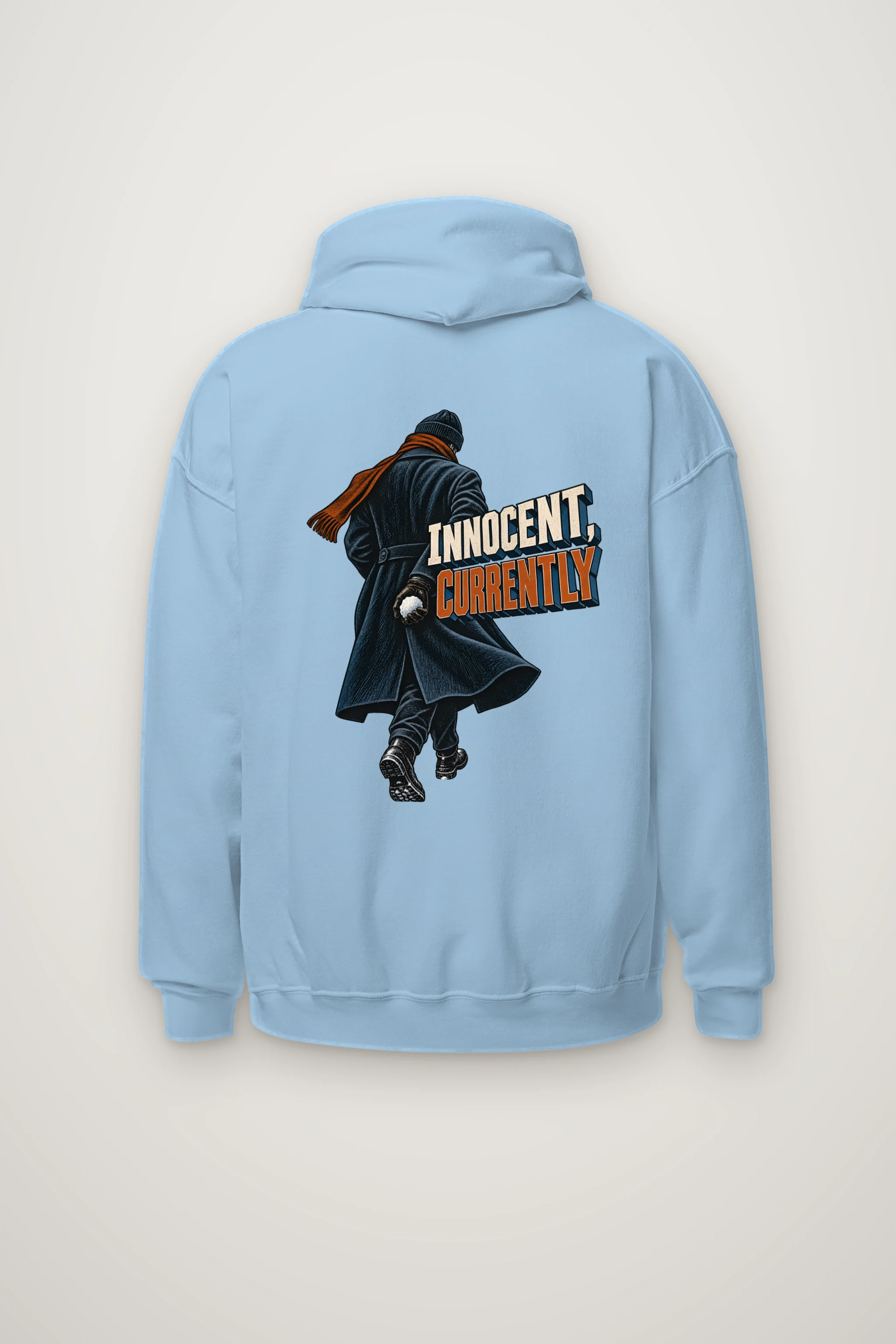 "Innocent, Currently" Heavy Blend Unisex Pullover Hoodie