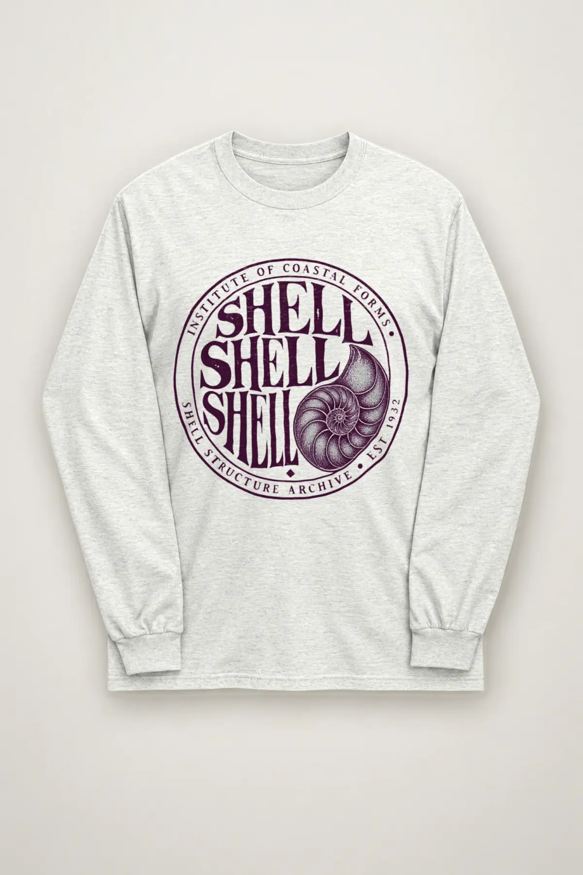 "Institute of Coastal Forms" Unisex Longsleeve T-shirt